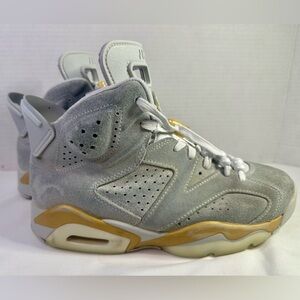 Nike Air Jordan 6 Retro Pearl DQ4914-074 Platinum Women's 8.5, Men's 7